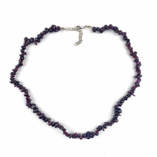 Lal Garnet (Granat) Kırıktaş Kolye